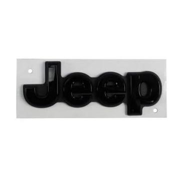 Imagem de Mopar 2014-2018 Jeep Grand Cherokee traseiro preto substituição placa de identificação emblema genuíno OEM marca nova