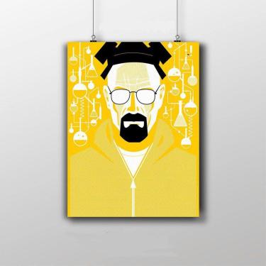 Imagem de Placa Decorativa Heisenberg Artwork Poster Breaking Bad