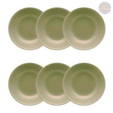 Imagem de Conjunto de Pratos Fundos 06 Peças Oliva Oxford