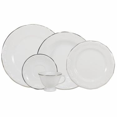 Imagem de Aparelho de Jantar 30 Peças Pomerode Prata Schmidt