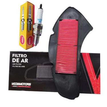 Imagem de Vela De Ignição E Filtro De Ar P/ Moto Nmax 160 16-22 - VEDAMOTORS / N