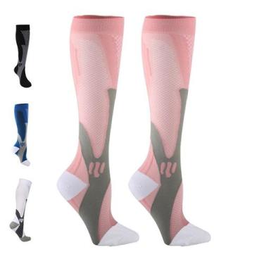 Imagem de Meia 3/4 Alta Compressão Performance Estimula Circulação - Otto Sports