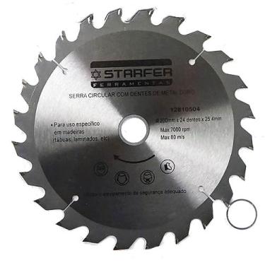 Imagem de Serra Circular Widea 200mmx24 Dentes Starfer
