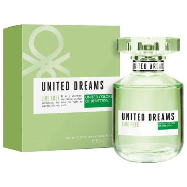 Imagem de Perfume Benetton United Dreams Life Free - Feminino Eau de Toilette 80