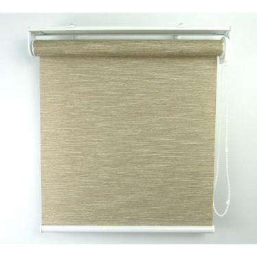 Imagem de Persiana rolô blackout largura 1,60 x 1,40 altura Marrom - Crisdan