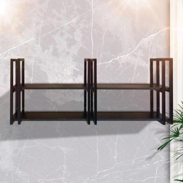 Imagem de Prateleira Industrial Moderna elegante  - Metal Decore, Preto