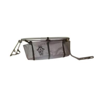 Imagem de Cadeirinha Cesto Cães Em Bicicleta Zincado Cesto Bege - Pet-Basket