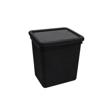 Imagem de Lixeira de Pia Organizadora Multiuso Juta Decorativa 3,7L - Jaguar