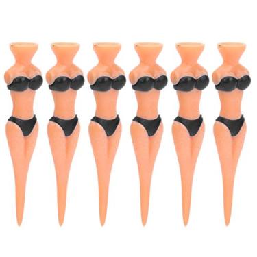 Imagem de Camiseta de Golfe para Meninas de Biquíni, Acessórios de Prática de Treinamento de Plástico PE Pernas de Forquilha para Prevenção de Arranhões de Remendo Verde (Preto)