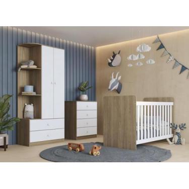 Imagem de Dormitório Infantil  Labirinto Rustico/Branco - Henn - LM DECOR