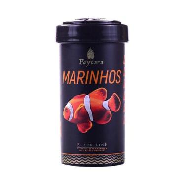 Imagem de Alimento Poytara Black Line para Peixes Marinhos P - 45g
