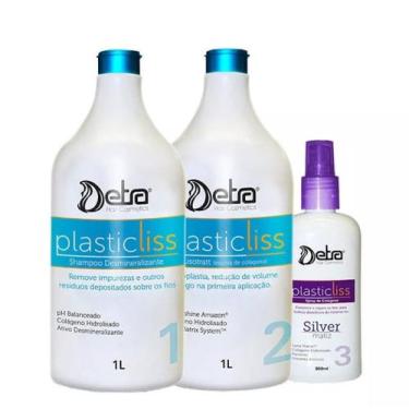Imagem de Kit Escova Progressiva Plastic Liss Detra