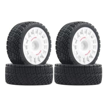 Imagem de Lifehead 67mm RC On-Road Rally Car Tires and Wheels for 1/10 RC On-Road Touring Drift Car HSP Tamiya XV01 TT01 TT02B HPI Kyosho FAZER MK2 /12mm Hex