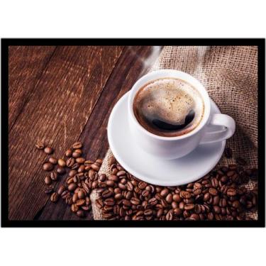 Imagem de Quadro Decorativo Gourmet Café Xícara Padarias Cafeterias Confeitarias