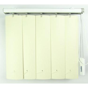 Imagem de Persiana Vertical Em Pvc Crisdan Larg 1,20 X 1,20 Alt Bege