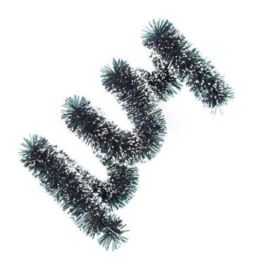 Imagem de Festão Nevado Verde Enfeite E Decoração Natal 11cm X 5m - Top Natal