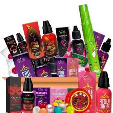 Imagem de Kit 35 Produtos Funcional Uso Pessoal Ou Revenda Sex Shop - Top Gel 