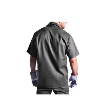 Imagem de Jaleco Operacional Uniforme em Brim 100% algodão - SS Uniformes, Azul 