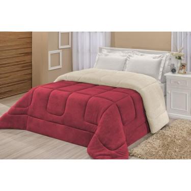 Imagem de Coberdrom Sherpa Dupla Face Queen ou King - MFF ENXOVAIS & J.F, Vermel