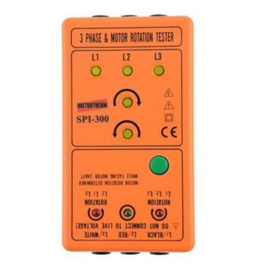 Imagem de Fasímetro Indicador Sequência Fase Escala 110 A 600 Vac Tensão Spi-300