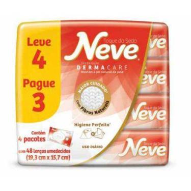 Imagem de Lenço Umedecido Toque de Seda Dermacare Neve Pacote