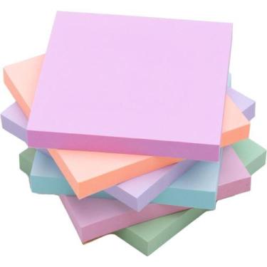 Imagem de Bloco de Recado Autoadesivo 76X76MM Médio Hope Rose 100F - Maxprint