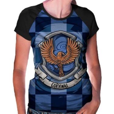 Imagem de Camiseta Raglan Baby Look Harry Potter Ref:116 - smoke, Preto, P