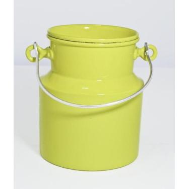 Imagem de Kit com 10 leiteiras 1 litro em aluminio colorida  - aluminios e cia, 