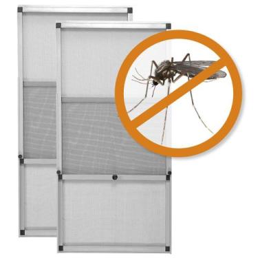 Imagem de Tela Mosquiteira em Alumínio Altura Regulável de 68 a 127 e Largura 47