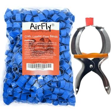 Imagem de AirFly Faixas de borracha de caranguejo, garra de lagosta, protege lagostas e caranguejos, silicone compatível com FDA, seguro para cozinhar, feito nos EUA