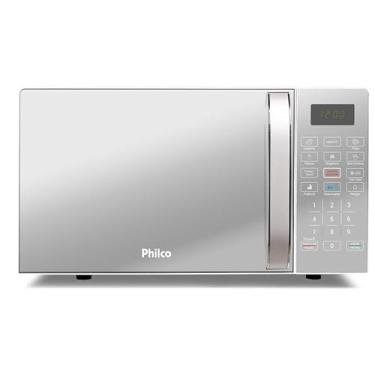 Imagem de Micro-ondas Philco 20L, 1100W, Branco Espelhado, 110V