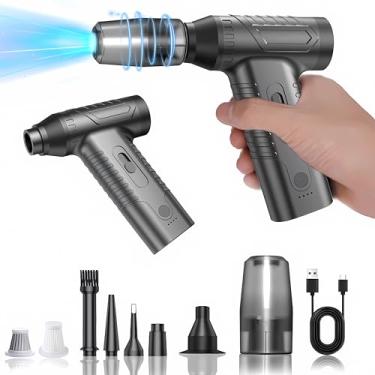 Imagem de Espanadores de ar comprimido - kit de limpeza de teclado - não enlatado - substitui lata de ar comprimido - soprador a jato seco - soprador de ar para secador de carro - espanadores de policarbonato