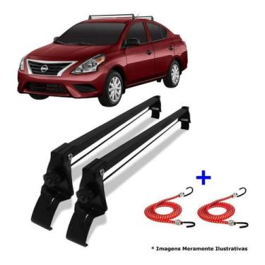 Imagem de Rack De Teto Bagageiro + 2 Elasticos Versa Sedan Ano 12/19 - Vhip