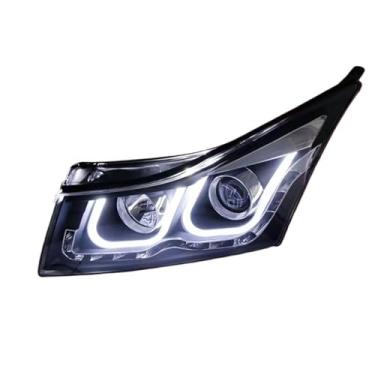 Imagem de Lâmpada led bi xenon luzes de neblina compatível com chevrolet cruze 2009-2015 drl day running light acessório de carro(Include xenon(Left+Right))