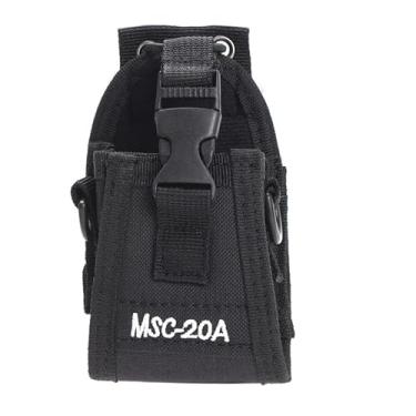 Imagem de DBEIXIWEI Capa protetora de nylon MSC-20A Suporte de rádio Walkie Talkie para Baofeng UV-5R UV-82 BF888S UV-9R
