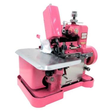 Imagem de Overlock GN1-6D  Semi-Industrial, ROSA+luminária, 220v - Techook, 220V