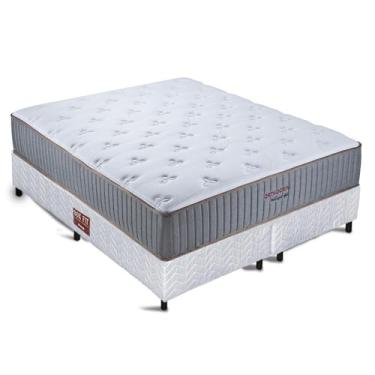 Imagem de Kit Colchão Cama Box Fit King Bellagio Gel Orthocrin