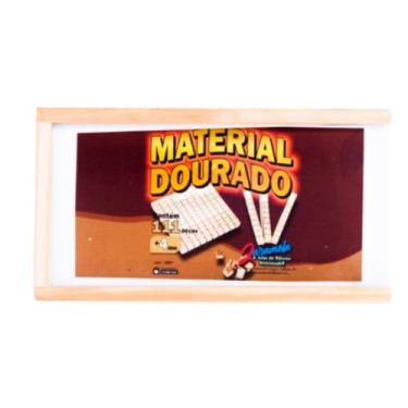 Imagem de Material Dourado 111 Peças em MDF Zaramela