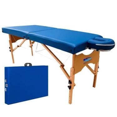 Imagem de Maca Portátil Standard com Regulagem de Altura RA01  Santa Fé Macas, A