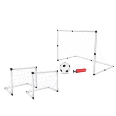 Imagem de Trave Infantil Futebol Chute Ao Gol 2 Em 1 De Plástico