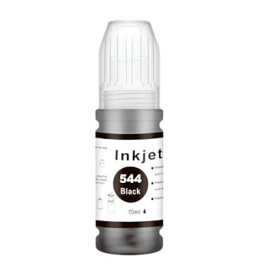 Imagem de Esiwerjob T544 Garrafa de tinta compatível com Eps 544 refil preto garrafas de tinta substituição para EcoTank L1210 L1250 L3110 L3150 L3160 L3210 L3250 L3251 L3260 L5290 L5590 (1 pacote)