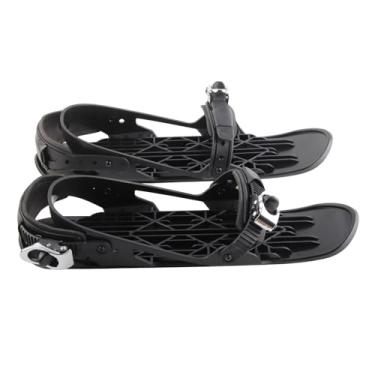 Imagem de plplaaoo Sapatos de esqui, patins de esqui, mini patins de esqui, acessórios de snowboard, sapato de skate de neve, mini patins de esqui curtos para skate de neve fixações para esportes ao ar livre de