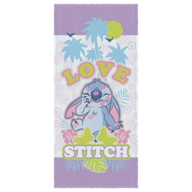 Imagem de Toalha de banho infantil felpuda personagens-lepper divertid, STITCH