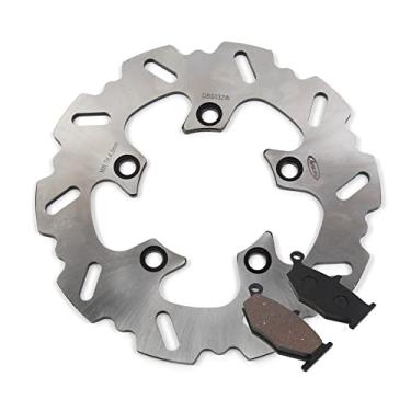 Imagem de Kit de rotor e pastilhas de disco de freio traseiro compatível com Suzuki GSXR 600 750 2006-2010, GSXR 1000 2007-2010, acessórios de substituição de motocicleta