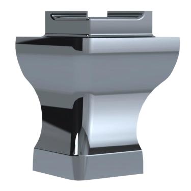 Imagem de Pe Cromado para Fogao a Lenha Venax com Gabinete