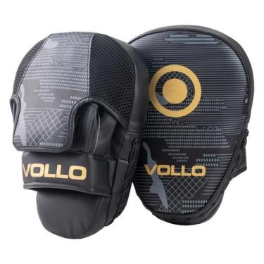 Imagem de Manoplas De Foco Vollo Aparador De Soco - Unissex, Unico, Preto, Doura