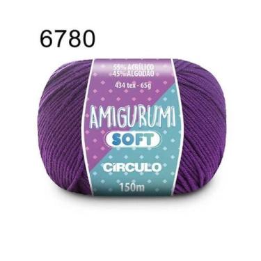 Imagem de Fio Amigurumi Soft Circulo 150m Cor 2 - Círculo, 6780-Cardo