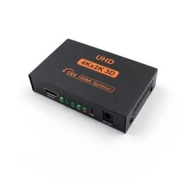 Imagem de Splitter Distribuidor Divisor Hdmi 4k 1x4 Versão 4k 3840p - Lotus
