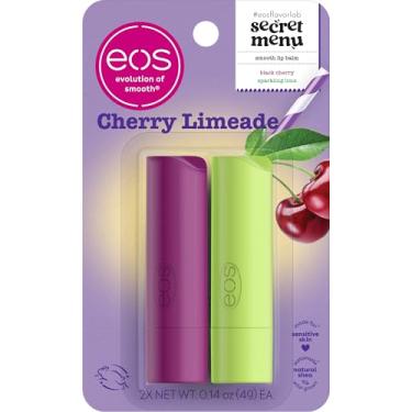 Imagem de eos Sabor Lab Secret Menu Lip Balm - Cherry Limeade, Edição Limitada, Hidratante, Hidratante para Lábios Secos, Pacote Variado, 4 g, Pacote com 2