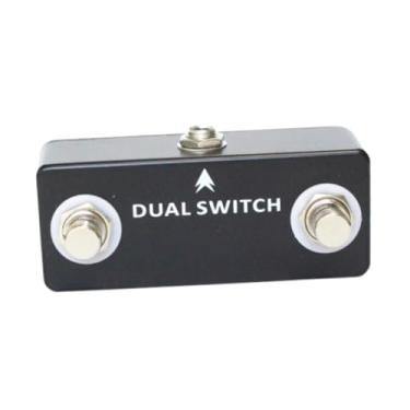 Imagem de Colaxi Pedal de interruptor duplo Pedal Switch resistente Resistindo fácil de usar o interruptor de controle de dois pés para baixo para piano de baixo